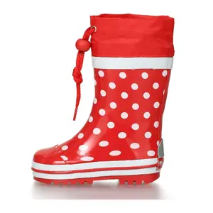 Baby rubber rain boots Playshoes Dots image-0