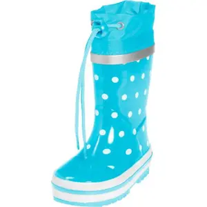 Children's rubber rain boots Playshoes Dots image-0