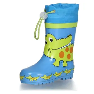 Children's rubber rain boots Playshoes Crocodile image-1