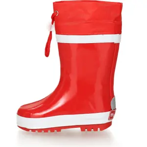Baby rubber rain boots Playshoes Basic Lined image-0