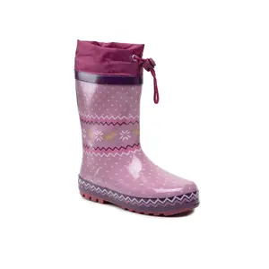 Children's rubber rain boots Playshoes Norway Lined image-1
