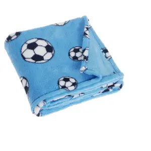 Baby fleece blanket Playshoes Soccer image-0