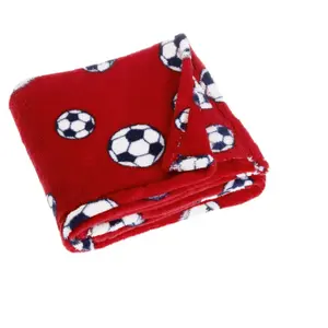 Baby fleece blanket Playshoes Soccer image-0