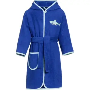 Baby terry bathrobe Playshoes Shark image-0