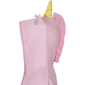 Baby terry bathrobe Playshoes Unicorn image-3