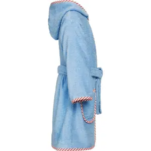 Terry towelling robe for older kids Playshoes Excavator image-2