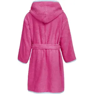 Terry towelling robe for older kids Playshoes Flamingo image-1