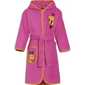 Terry towelling robe for older kids Playshoes Die Maus image-0