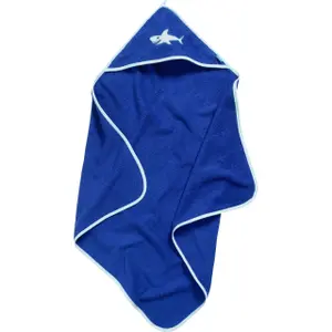 Hooded baby towel Playshoes Shark image-0