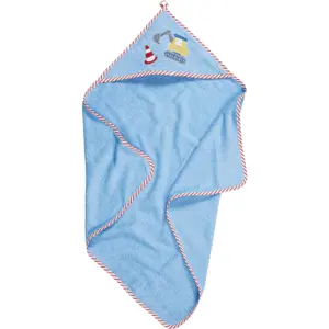 Hooded baby towel Playshoes Construction Site image-0