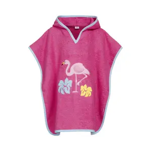 Poncho child Playshoes Flamingo image-0