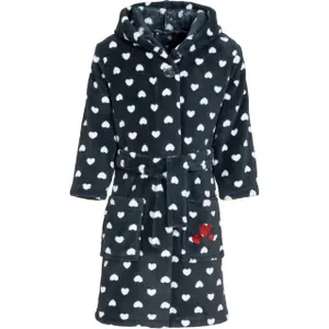 Children's fleece bathrobe Playshoes Hearts image-0