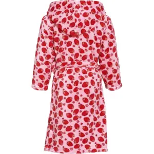 Fleece robe for girls Playshoes Strawberries image-1