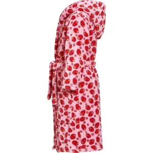 Fleece robe for girls Playshoes Strawberries image-2