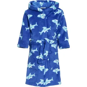 Children's fleece bathrobe Playshoes Shark image-0