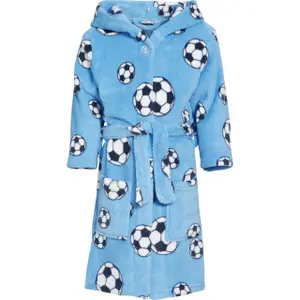 Baby boy fleece bathrobe Playshoes Soccer image-0