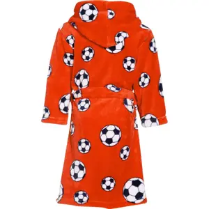 Baby boy fleece bathrobe Playshoes Soccer image-1
