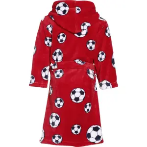 Children's fleece bathrobe Playshoes Soccer image-1