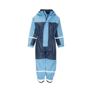 Basic rain suit with baby fleece lining Playshoes image-0