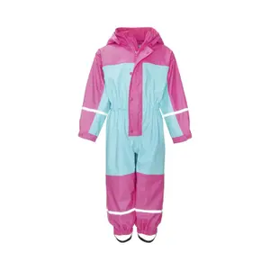 Basic rain suit with baby fleece lining Playshoes image-0