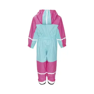 Basic rain suit with baby fleece lining Playshoes image-1
