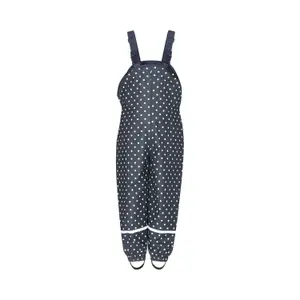 Children's rain overalls Playshoes Dots image-0