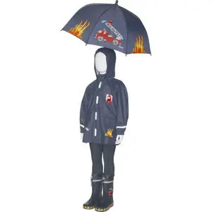 Baby boy raincoat Playshoes Fire Brigade image-1