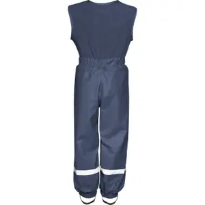 Baby boy rain suit with fleece bib Playshoes image-1