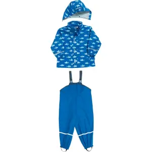 Waterproof jacket for children Playshoes Sharks Allover image-0