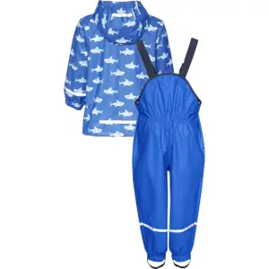Baby boy rain jacket Playshoes Sharks Allover image-0