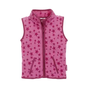 Sleeveless fleece jacket stars baby Playshoes image-0