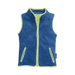 Young child's sleeveless knitted fleece jacket Playshoes image-0