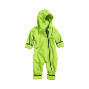 Contrast fleece baby suit Playshoes image-0