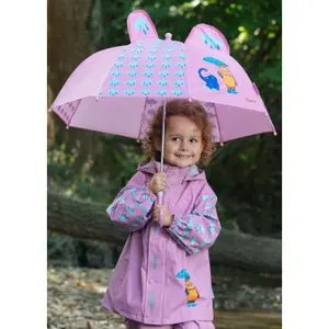 Girl 3d umbrella Playshoes Mouse & Elephant image-3