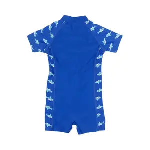 1-piece swimsuit with baby uv protection Playshoes Shark image-1