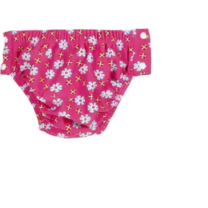 Baby girl swim brief with uv protection Playshoes Flowers image-1