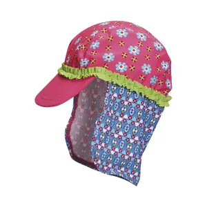 Girl's cap with uv protection PlayTrainers Flowers image-0