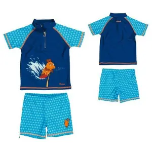 2-piece swimsuit with uv protection for baby girls Playshoes Die Maus image-0