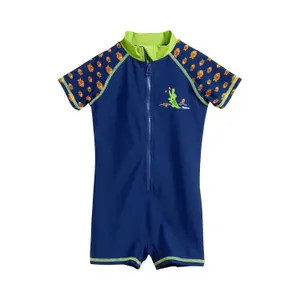 1-piece swimsuit with baby uv protection Playshoes Crocodile image-0