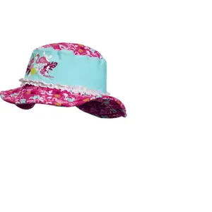 Bob with uv protection for girls Playshoes Flamingo image-0