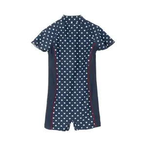 Girl's 1-piece swimsuit with uv protection Playshoes Hearts image-1