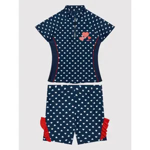 Girl's 2-piece swimsuit with uv protection Playshoes Hearts image-0