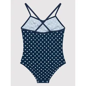 Girl's 1-piece swimsuit with uv protection Playshoes Hearts image-1