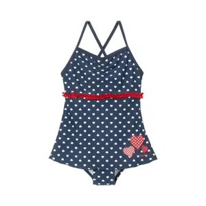 1-piece swimsuit with skirt and uv protection large girl Playshoes image-0