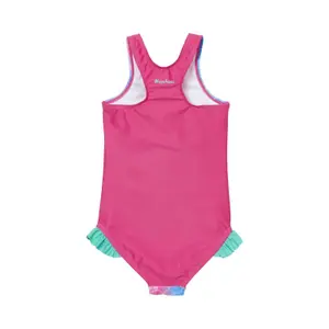 Girl's 1-piece swimsuit with uv protection Playshoes Mermaid image-1