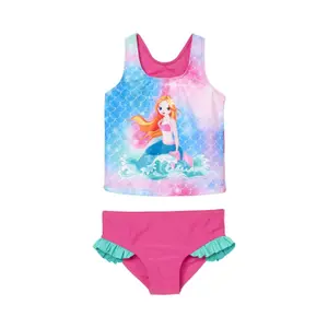 Girl's 2-piece swimsuit with uv protection Playshoes Mermaid image-0