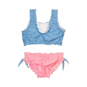 2-piece swimsuit with uv protection large girl Playshoes Crab image-0