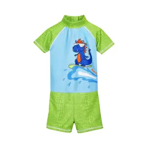 1-piece swimsuit with baby uv protection Playshoes Dino image-0