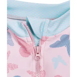 1-piece swimsuit with uv protection for baby girls Playshoes Butterfly image-4