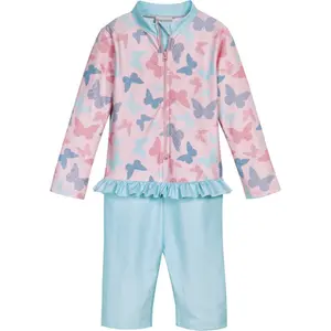 1-piece swimsuit 1/1 arms with baby uv protection Playshoes Butterfly image-0